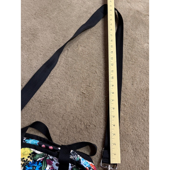 NWT LeSportsac Gabrielle Box Tote, Floral Delight Suitcase Sleeve Adj Strap - Picture 13 of 14